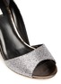 Detail View - Click To Enlarge - COLE HAAN - 'Antonia' mesh glitter open toe pumps