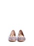 Front View - Click To Enlarge - SAM EDELMAN - 'Felicia' glitter ballet flats