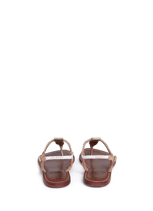 Back View - Click To Enlarge - SAM EDELMAN - 'Gail' beaded T-strap flat sandals