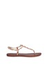 Main View - Click To Enlarge - SAM EDELMAN - 'Gail' beaded T-strap flat sandals