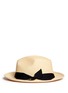 Figure View - Click To Enlarge - SENSI STUDIO - Twist band straw Panama hat