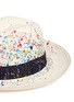 Detail View - Click To Enlarge - SENSI STUDIO - Paint splash Classic Panama hat