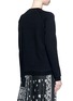 Back View - Click To Enlarge - KENZO - Mesh tiger embroidery cotton sweatshirt