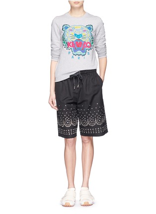 Figure View - Click To Enlarge - KENZO - Tiger embroidery sweatshirt