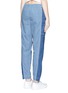 Back View - Click To Enlarge - KENZO - Colourblock denim elastic sweatpants