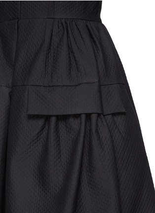 Detail View - Click To Enlarge - MS MIN - Diamond embossed fit-and-flare dress