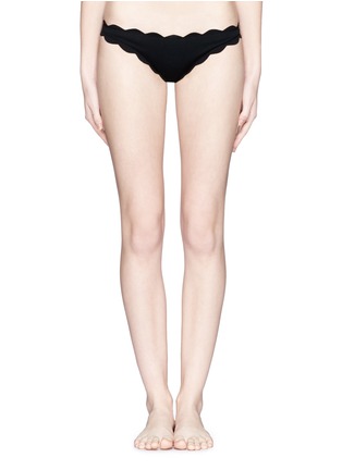 Main View - Click To Enlarge - MARYSIA - 'Antibes' scalloped bikini briefs