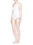 Figure View - Click To Enlarge - MARYSIA - 'Mott' halter scallop maillot swimsuit