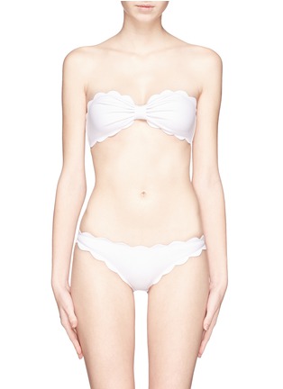 Main View - Click To Enlarge - MARYSIA - 'Antibes' scalloped bandeau top