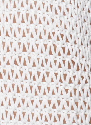 Detail View - Click To Enlarge - RAG & BONE - 'Joelle' cotton crochet tank top