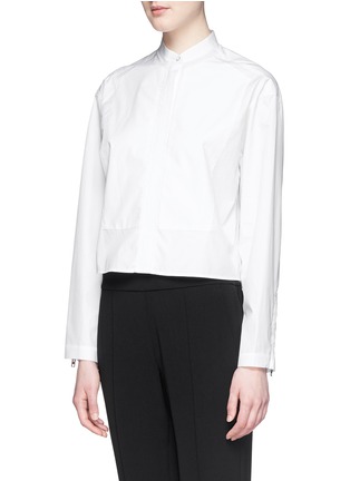 Front View - Click To Enlarge - RAG & BONE - 'Lily' patched poplin shirt