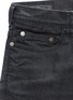  - NEIL BARRETT - Faux leather and ribbed knee jeans