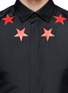 Detail View - Click To Enlarge - GIVENCHY - Star print cotton poplin shirt