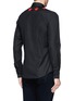 Back View - Click To Enlarge - GIVENCHY - Star print cotton poplin shirt
