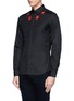Front View - Click To Enlarge - GIVENCHY - Star print cotton poplin shirt