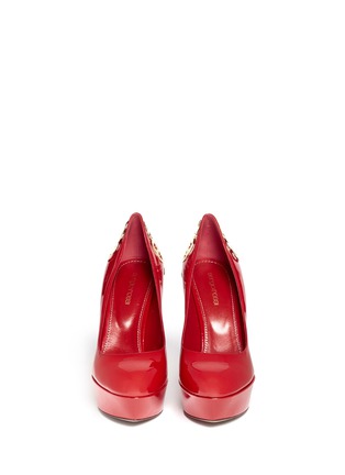 Figure View - Click To Enlarge - SERGIO ROSSI - Butterfly plaque platform pumps