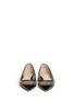 Figure View - Click To Enlarge - JIMMY CHOO - Stud and crystal perspex patent flats