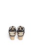 Back View - Click To Enlarge - JIMMY CHOO - 'Nerine' suede tassel flatform sandals