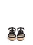 Figure View - Click To Enlarge - JIMMY CHOO - 'Nerine' suede tassel flatform sandals