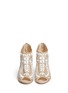 Figure View - Click To Enlarge - JIMMY CHOO - Crystal and bead embellished mesh booties