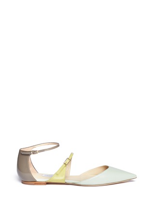 Main View - Click To Enlarge - JIMMY CHOO - 'Terry' double-strap point toe flats