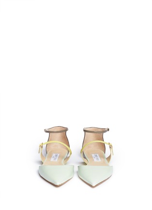 Figure View - Click To Enlarge - JIMMY CHOO - 'Terry' double-strap point toe flats