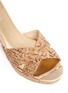 Detail View - Click To Enlarge - JIMMY CHOO - 'Panna' cork demi wedge sandals