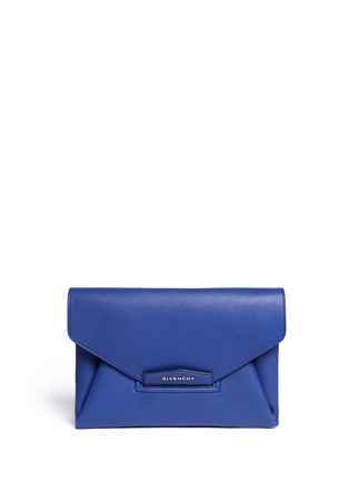 Main View - Click To Enlarge - GIVENCHY - Antigona leather envelope clutch
