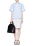 Figure View - Click To Enlarge - 3.1 PHILLIP LIM - 'Wednesday' trapezoid leather tote