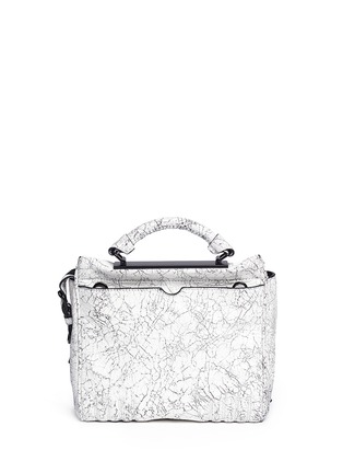 Back View - Click To Enlarge - 3.1 PHILLIP LIM - Ryder small cracked paint leather satchel