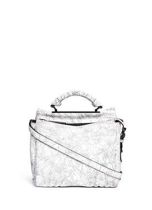 Main View - Click To Enlarge - 3.1 PHILLIP LIM - Ryder small cracked paint leather satchel