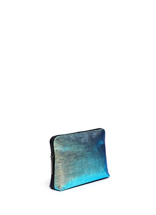 Detail View - Click To Enlarge - 3.1 PHILLIP LIM - 31 Minute iridescent foil leather clutch