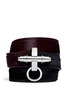 Main View - Click To Enlarge - GIVENCHY - 'Obsedia' triple wrap pony hair leather bracelet