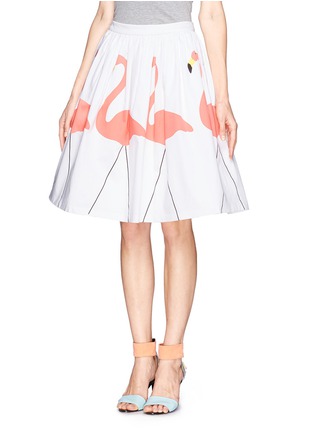 Front View - Click To Enlarge - ALICE & OLIVIA - Hale midlength puff skirt 