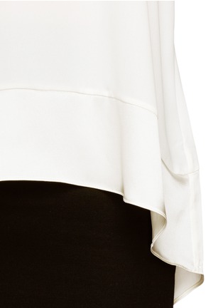 Detail View - Click To Enlarge - ELIZABETH AND JAMES - 'Cannon' sleeveless silk-satin blouse