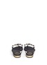 Back View - Click To Enlarge - RENÉ CAOVILLA - Floral bead pearl T-strap flat sandals