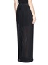 Back View - Click To Enlarge - ALICE & OLIVIA - Plissé pleat sheer maxi skirt