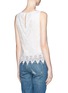 Back View - Click To Enlarge - ALICE & OLIVIA - Anya embroidered blouse