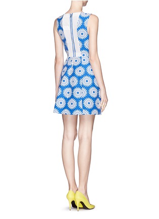 Back View - Click To Enlarge - ALICE & OLIVIA - Epstein structured pouf dress