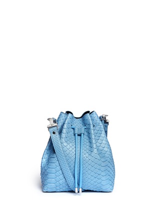 Main View - Click To Enlarge - PROENZA SCHOULER - Medium python leather bucket bag