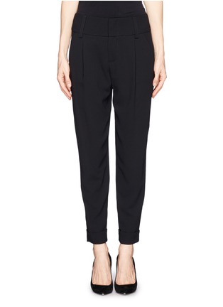 Main View - Click To Enlarge - ALICE & OLIVIA - 'Oliver' wide waistband carrot pants