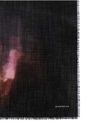 Detail View - Click To Enlarge - GIVENCHY - Doberman print wool scarf