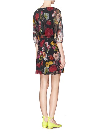 Back View - Click To Enlarge - ALICE & OLIVIA - 'Andie' floral print dress