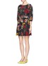 Figure View - Click To Enlarge - ALICE & OLIVIA - 'Andie' floral print dress