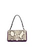Main View - Click To Enlarge - PROENZA SCHOULER - PS Courier large suede and python leather bag