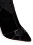 Detail View - Click To Enlarge - SERGIO ROSSI - 'Puzzle' geometric trim suede ankle boots