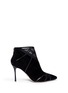 Main View - Click To Enlarge - SERGIO ROSSI - 'Puzzle' geometric trim suede ankle boots