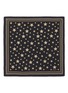Detail View - Click To Enlarge - GIVENCHY - Star and stud print silk scarf