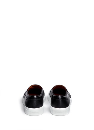 Back View - Click To Enlarge - GIVENCHY - Bambi collage print leather skate slip-ons