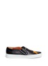 Main View - Click To Enlarge - GIVENCHY - Bambi collage print leather skate slip-ons